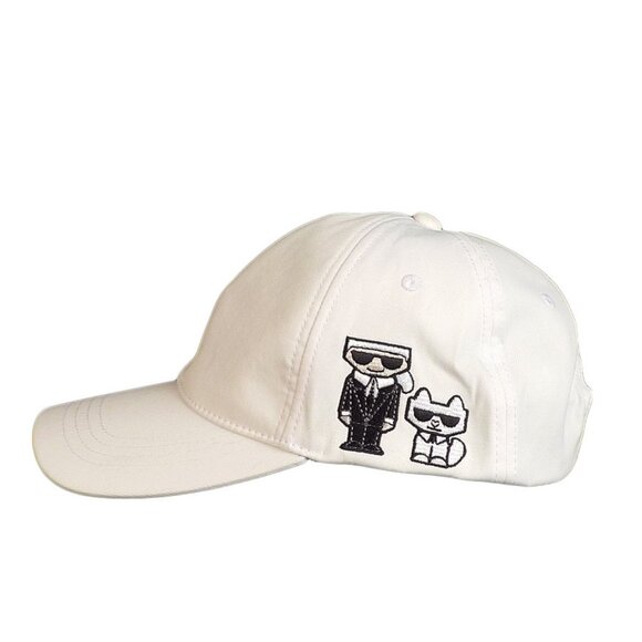 NWT Karl Lagerfeld Women's Karl and Choupette Baseball Cap - Picture 2 of 9
